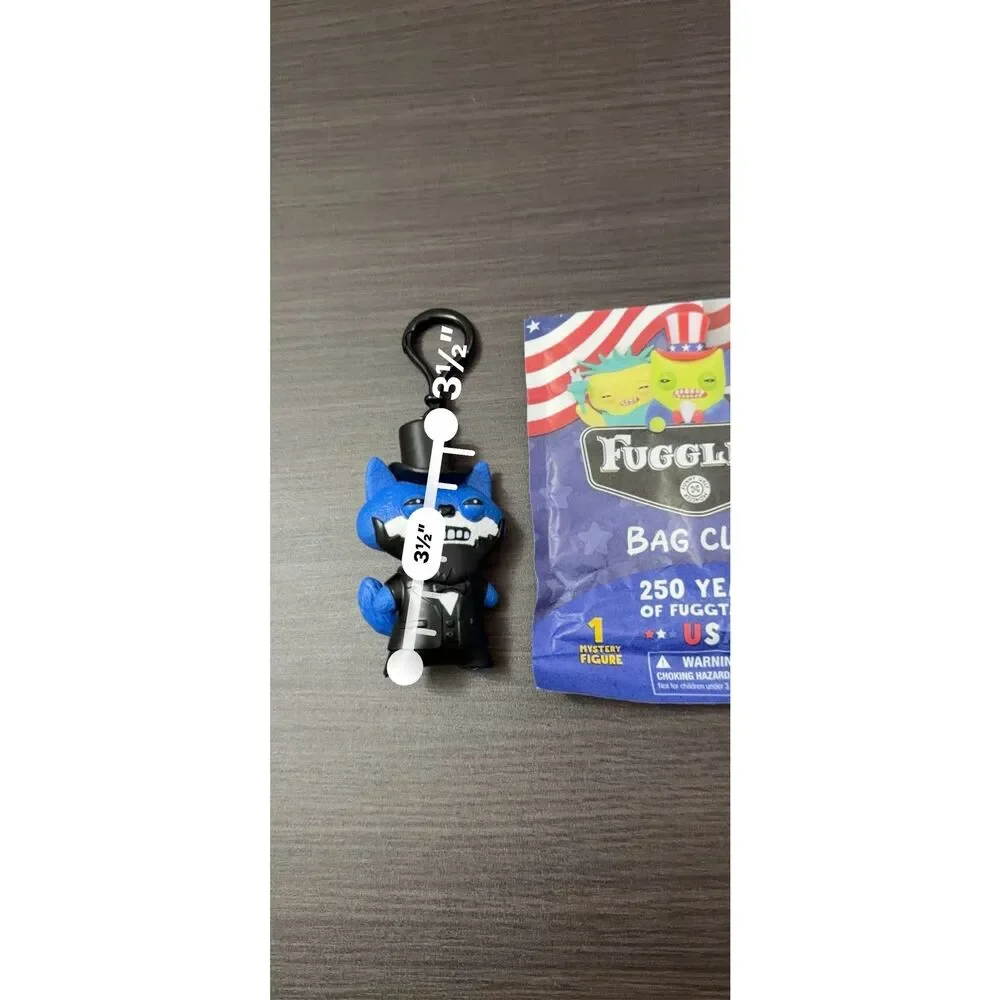 Fuggler 250 Years Of Fuggtastic USA Bag Clip Keychain - Fugg Lincoln